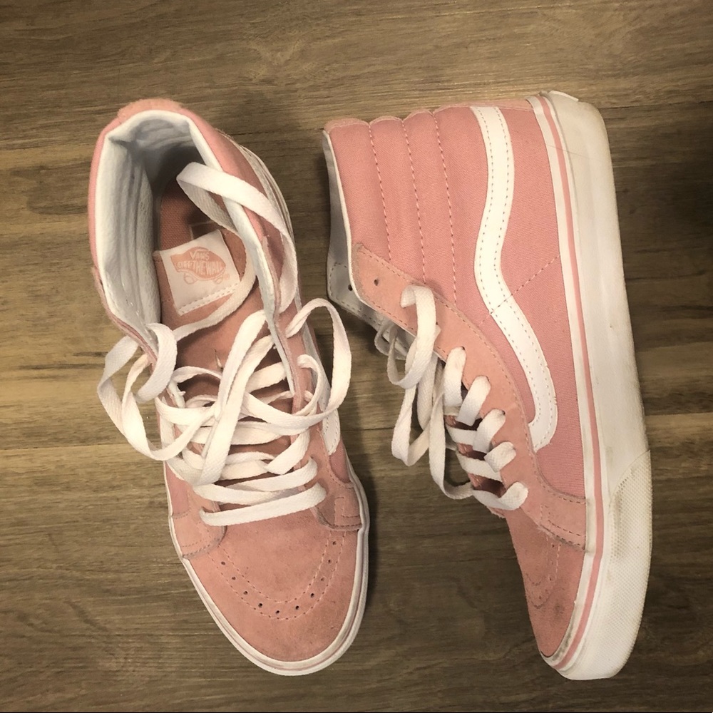Pink High top Vans